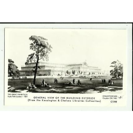 LONDON Great Exhibition Exterior Postcard (Collectorcard C1348)
