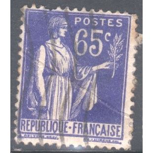 France 1937 - SG509a - 65c blue - Peace - used 9