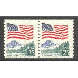 2280 25c U.S. Flag Fine MNH CNP Left 2 P0178