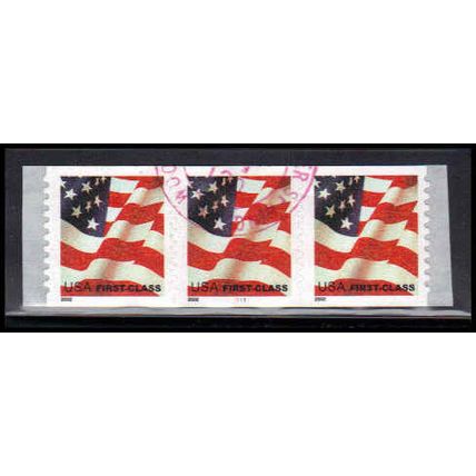 Used 3622 37c U.S. Flag Fine PNC 1111/3 PA3888