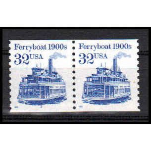 2466 32c Ferryboat Very Fine MNH LGG CNP Left 3 PA1159