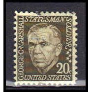 Used 1289 20c George Marshall Fine KA6130