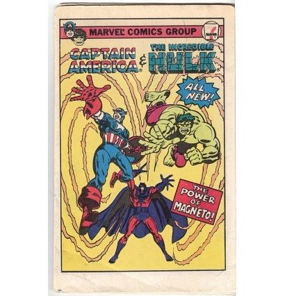 CAPTAIN AMERICA & HULK MINI Comic ( 7-11) 1981