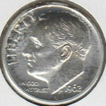 1962 Roosevelt Silver Dime-Proof