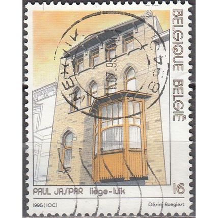 Belgique 1995 Michel 2658 O Cote (2008) 0.80 € Art Nouveau Maison Jaspar Liège