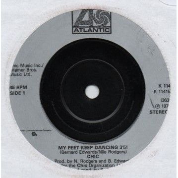 Chic - My feet keep dancing 1979 7" single vinyl record K11415