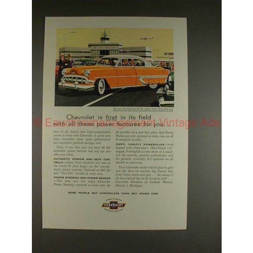 1954 Chevrolet Bel Air 4-door Sedan, First in Field!!