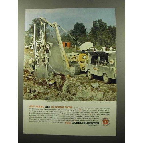 1969 Gardner-Denver Twindrils, Rota-Screw Compressor Ad