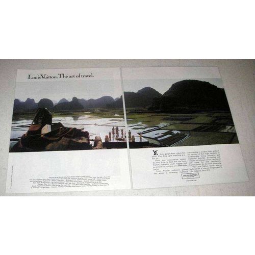 1987 Louis Vuitton Luggage Ad - The Art of Travel