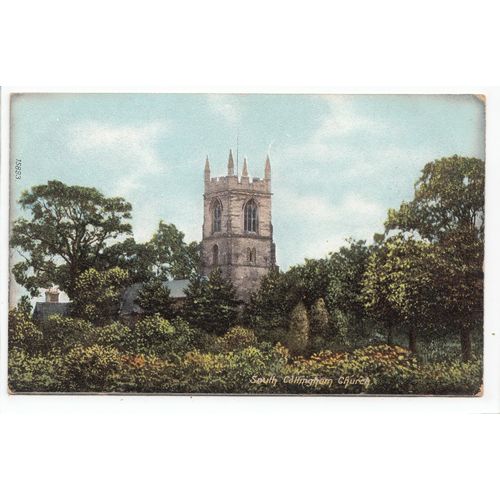 South Collingham Church Nottinghamshire Postcard The Wrench Series 15893