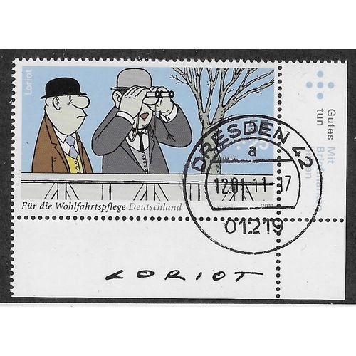 GER 2011 €0.55 + 25 'CHARITY STAMPS' FINE USED (EBID61-642)