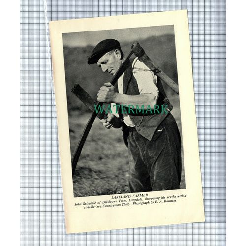 C4654) John Grisedale Baisbrown Farm Langdale - 1957 Clip