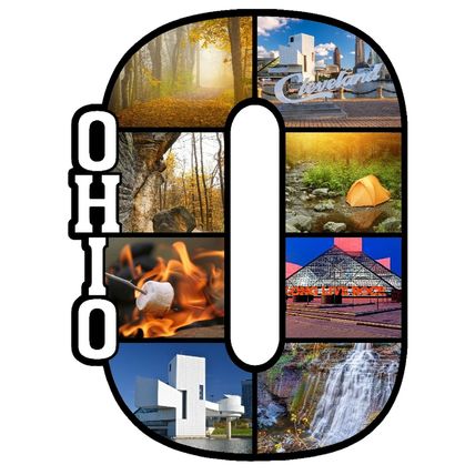 Ohio Capitol O Fridge Magnet