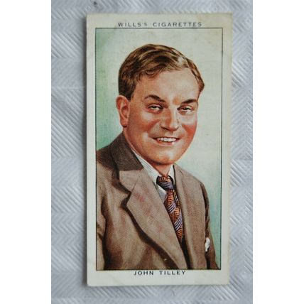 1935 Wills Radio Celebrities 2nd series No. 27 John Tilley