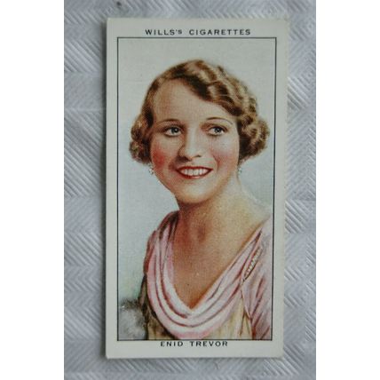 1935 Wills Radio Celebrities 2nd series No. 25 Enid Trevor