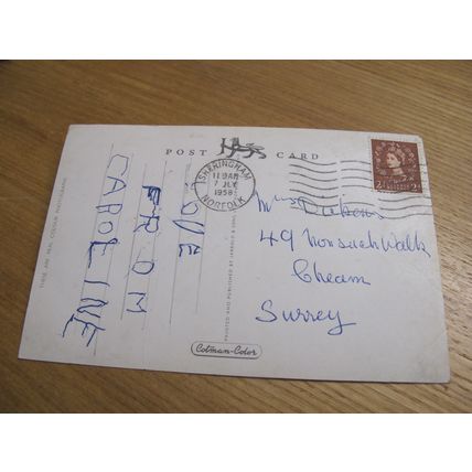 1958 fr Jarrold Postcard - Scenes from Sheringham - Norfolk