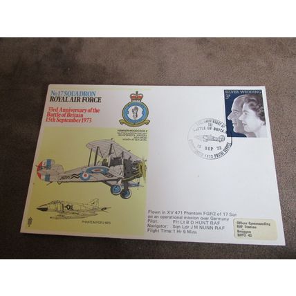 1973 RAF Museum GB Cover - Royal Air Force No 17 Squadron - Hawker Woodcock