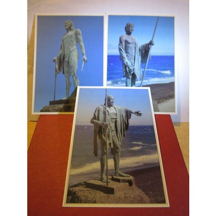 set of 10 MENCEYES GUANSHES, CANDELARIA, TENERIFE, SPAIN unused postcards #