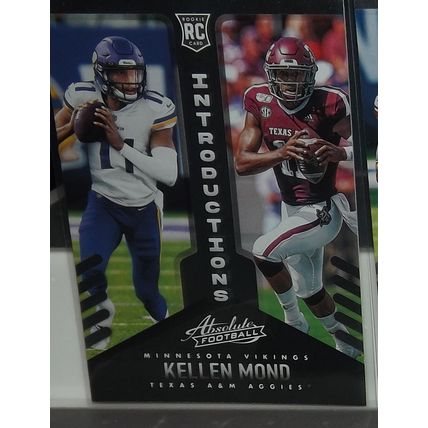 2021 Panini Absolute KELLEN MOND (Vikings) Introductions RC #INT-19