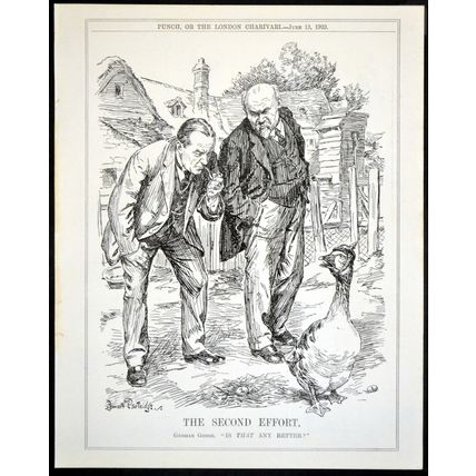 SECOND EFFORT 1923 John Bernard Partridge PUNCH CARTOON PAGE