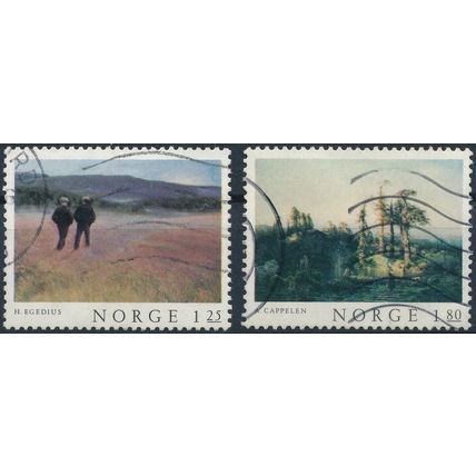Norwegian Paintings - Norway 1977 - F H - MiNr 753/4
