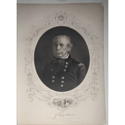 1858 Z. Taylor : from a daguerreotype likeness ... - Johnson, Fry & Co.