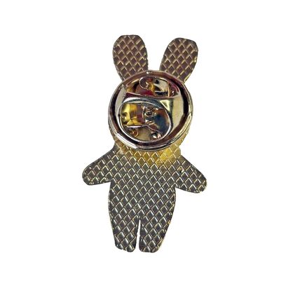 Animals "WHITE RABBIT" Collectable Badge / pin 1.6 cm x 3.1 cm BA147