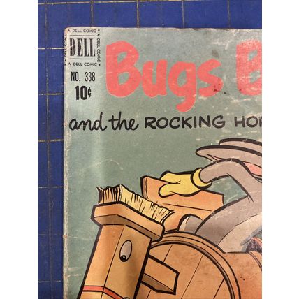 BUGS BUNNY #338 (FN) "Bugs Bunny and The Rocking Horse Thieves"~DELL FOUR COLOR