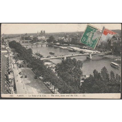 La Seine et la Cité, Paris, 1920 - Lévy CPA LL145