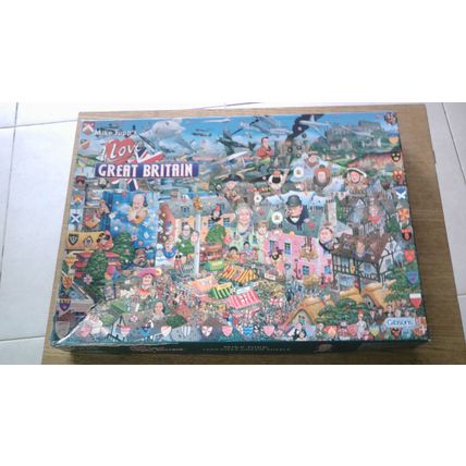 MIKE JUPP'S I LOVE GREAT BRITAIN Jigsaw Puzzle (1000 Piece) Gibsons