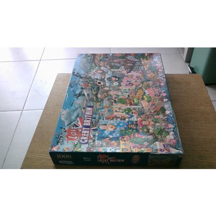 MIKE JUPP'S I LOVE GREAT BRITAIN Jigsaw Puzzle (1000 Piece) Gibsons