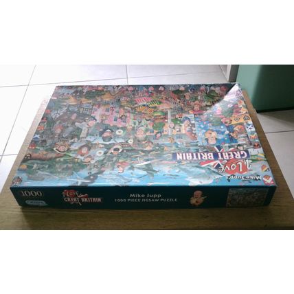 MIKE JUPP'S I LOVE GREAT BRITAIN Jigsaw Puzzle (1000 Piece) Gibsons