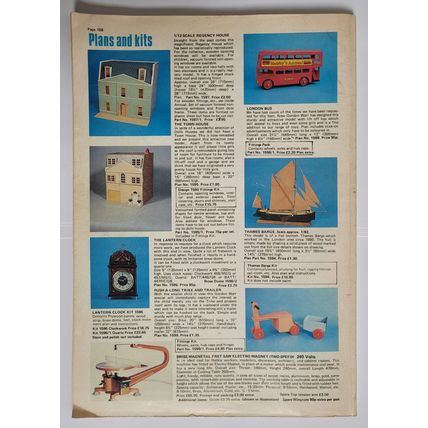 Hobby’s Annual 1987. The modelmakers year book. Includes Doll’s Town House plan