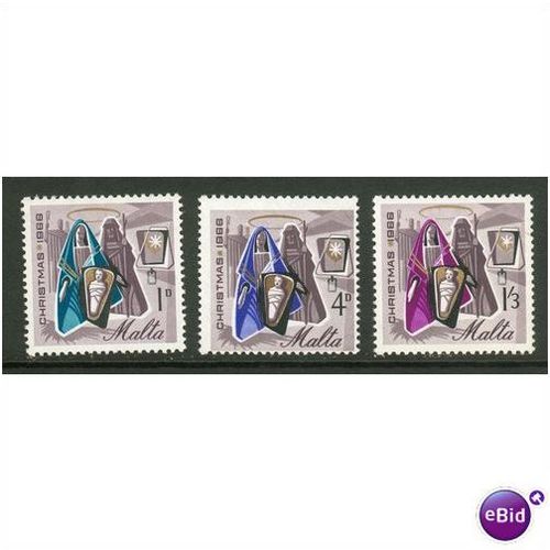 Malta stamps 1966 - SG 376-378 - Christmas set MNH