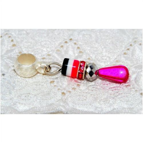 Sale 12 Stripe Magic Glass Crystal Charm Bead Fit Euro Bracelet Jewellery 530