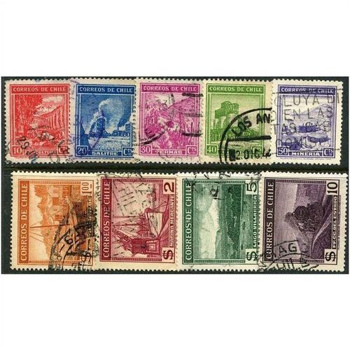 19421945 9 different values - #3 fine used (o) - no watermark