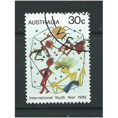 australia stamps sg963 youth year set vfu