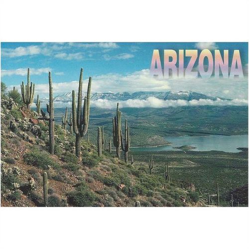 1980's Roosevelt Lake and landscape, Arizona