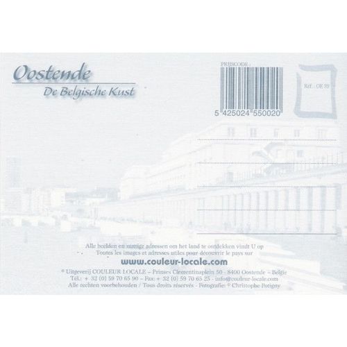 OE 89: Oostende: Thermae Palace, the Old Royal Residence, and the Casino.