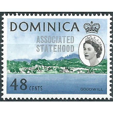 Dominica 1968 SG227a 48c Green, Blue & Black Wmk Upright Unmounted Mint....