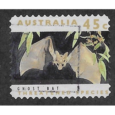 AUS 1992 45c (S/A) 'GHOST BAT' (PHOS BANDS)(LITHO) FINE USED (EBID60-046)