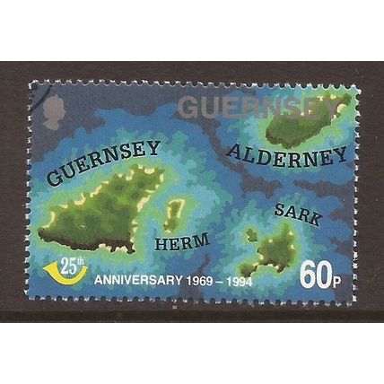 1994 Guernsey, Postal Independence, Fine Used Stamp, SG 649 #2130