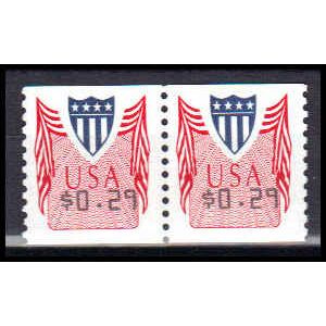 CVP32 29c Shield Very Fine MNH Pair KA2086