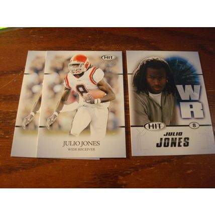 2011 Rookie Lot, 7- Cards, JULIO JONES Rc's
