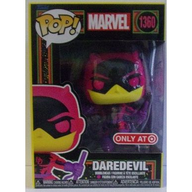 POP / FUNKO ' MARVEL BLACKLIGHT ' DAREDEVIL figure (2024)