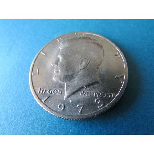 1973 UNITED STATES KENNEDY HALF DOLLAR D MINT MARK - COIN - 2 FREE POST. AS
