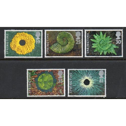 Great Britain 1995 Four Seasons Springtime Used SG 1853-1857 Sc 1591-1595 stamp