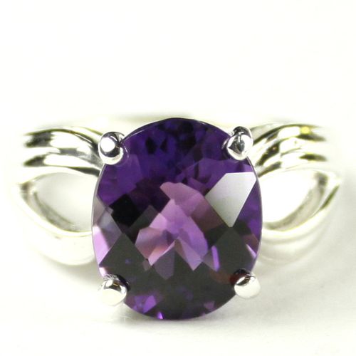 Amethyst, 925 Sterling Silver Ladies Ring, SR361