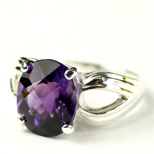 Amethyst, 925 Sterling Silver Ladies Ring, SR361