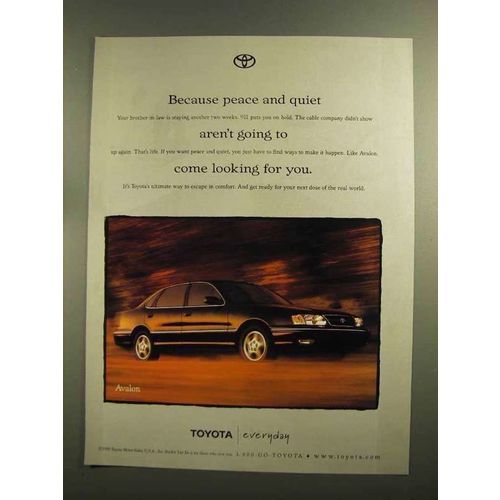 1999 Toyota Avalon Car Ad